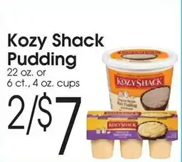 Family Fare Kozy shack pudding offer