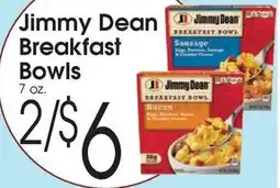 Family Fare Jimmy dean breakfast bowls offer