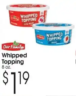 Family Fare Our family whipped topping offer