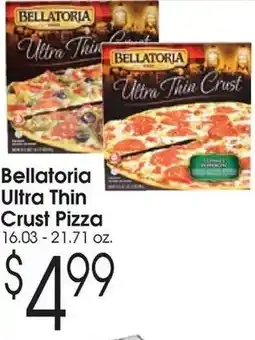 Family Fare Bellatoria Ultra Thin Crust Pizza offer