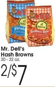 Family Fare Mr. Dell's Hash Browns offer