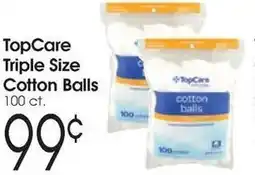 Family Fare Topcare triple size cotton balls offer