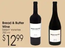 Family Fare Bread & butter wine offer