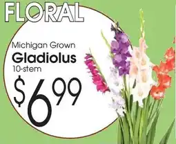 Family Fare Michigan Grown Gladiolus offer