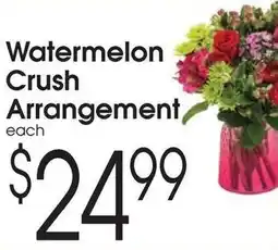 Family Fare Watermelon crush arrangement offer