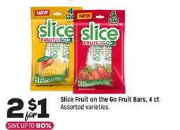 Grocery Outlet Slice Fruit on the Go Fruit Bars offer