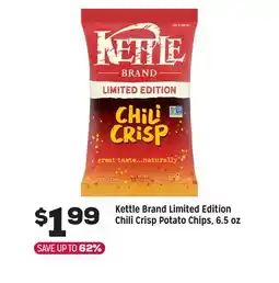 Grocery Outlet Kettle Brand Limited Edition Chili Crisp Potato Chips offer
