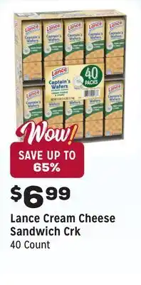Grocery Outlet Cream Cheese Sandwich Crk offer