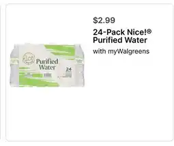 Walgreens Purified Water offer