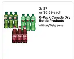 Walgreens 6-Pack Canada Dry Bottle Products offer