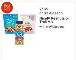 Walgreens Nice! Peanuts or Trail Mix offer