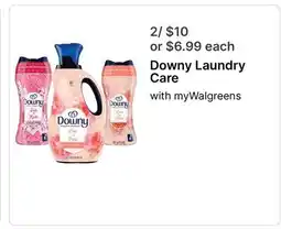 Walgreens Downy Laundry Care offer