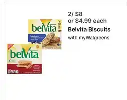 Walgreens Belvita Biscuits with offer