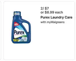 Walgreens Purex Laundry Care offer