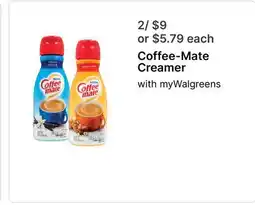 Walgreens Coffee-Mate Creamer offer
