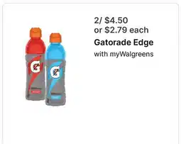 Walgreens Gatorade Edge offer