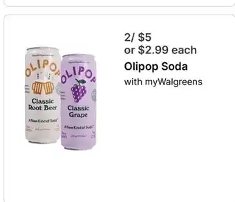 Walgreens Olipop Soda offer
