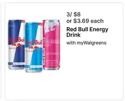Walgreens Red Bull Energy Drink offer