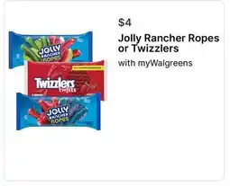 Walgreens Jolly Rancher Ropes or Twizzlers offer