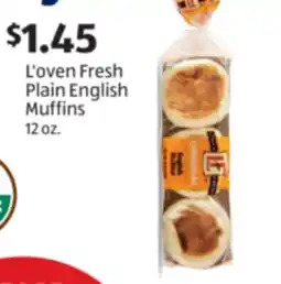 Aldi L'oven Fresh Plain English Muffins offer
