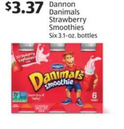 Aldi Dannon Danimals Strawberry Smoothies offer