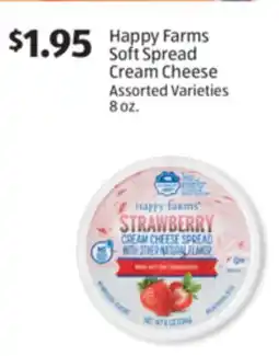 Aldi Happy Farms Soft Spread Cream Cheese offer