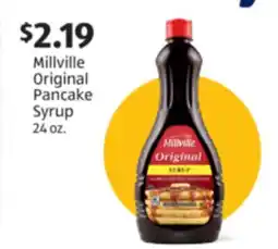Aldi Millville Original Pancake Syrup offer