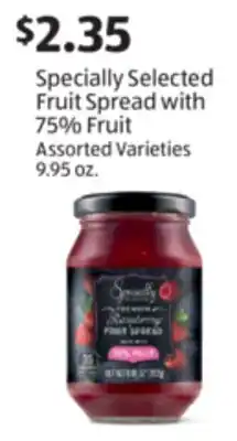 Aldi Specially Selected Fruit Spread with 75% Fruit offer