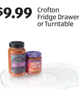 Aldi Crofton Fridge Drawer or Turntable offer