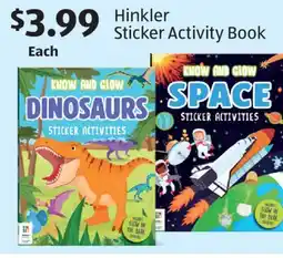 Aldi Hinkler Sticker Activity Book offer