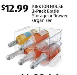 Aldi KIRKTON HOUSE 2-Pack Bottle Storage or Drawer Organizer offer