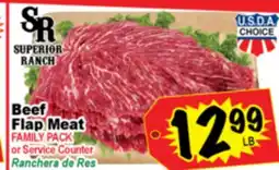 Superior Grocers Beef Flap Meat offer