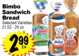 Superior Grocers Bimbo Sandwich Bread offer