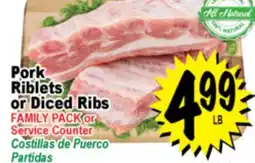 Superior Grocers Pork Riblets or Diced Ribs offer