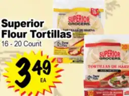 Superior Grocers Superior Flour Tortillas offer