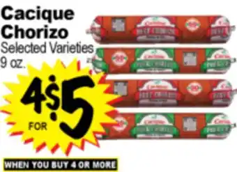 Superior Grocers Cacique Chorizo offer