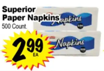 Superior Grocers Superior Paper Napkins offer