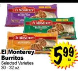 Superior Grocers El Monterey Burritos offer
