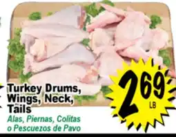 Superior Grocers Turkey Drums, Wings, Neck Tails offer