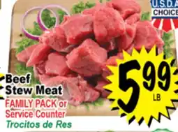 Superior Grocers Beef Stew Meat offer