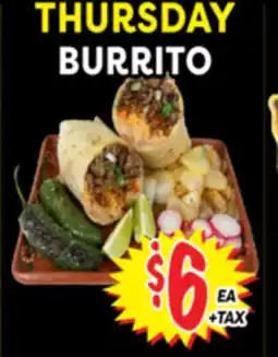 Superior Grocers THURSDAY BURRITO offer