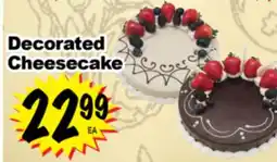 Superior Grocers Decorated Cheesecake offer