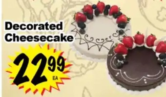 Superior Grocers Decorated Cheesecake offer