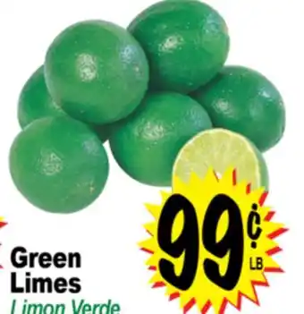 Superior Grocers Green Limes offer