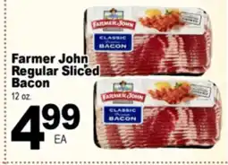 Superior Grocers Farmer John Regular Sliced Bacon offer