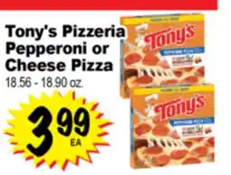 Superior Grocers Tony's Pizzeria Pepperoni or Cheese Pizza offer