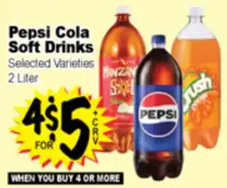 Superior Grocers Pepsi Cola Soft Drinks offer