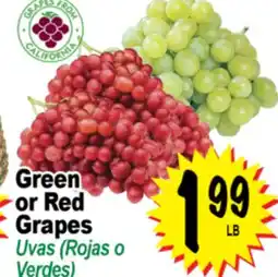 Superior Grocers Green or Red Grapes offer