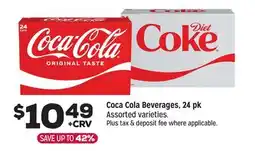 Grocery Outlet Coca Cola Beverages, 24 pk offer