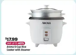 Grocery Outlet Aroma 6-Cup Rice Cooker with Steamer offer